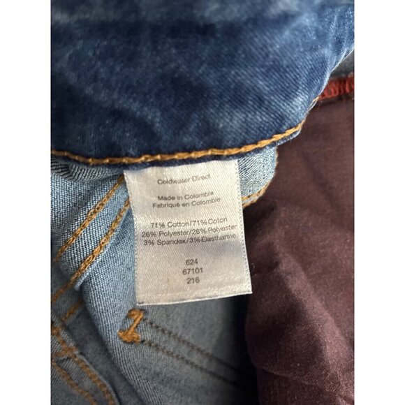 Coldwater Creek Jeans Womens Size 6 Blue Natural Fit Straight Leg Jeans Denim - Picture 8 of 8